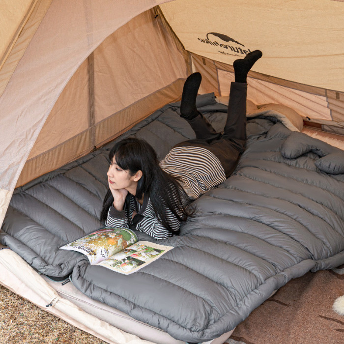 Спальний мішок Naturehike CW700 NH22YD001-Z, Beige (6927595700006)