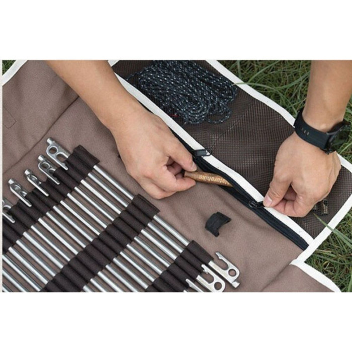 Чохол-органайзер для кілочків (маленький) Naturehike NH20PJ093 Brown (6927595705445)
