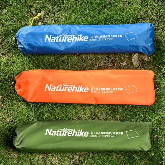 Тент Naturehike NH15D005-X, 210T oxford, 215x215 cm, Army Green (6927595706121)