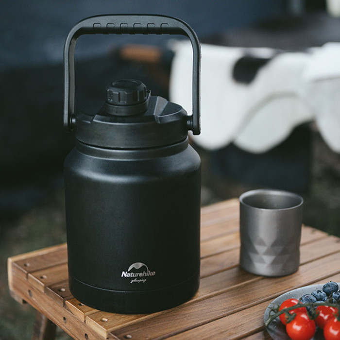 Термос Naturehike NH22SJ001, 304 steel, 2.5L, Black (6927595706978)