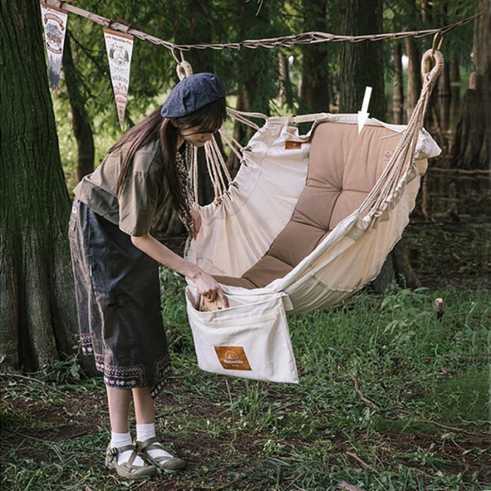 Крісло підвісне Naturehike NH22DC003 Beige (6927595707227)