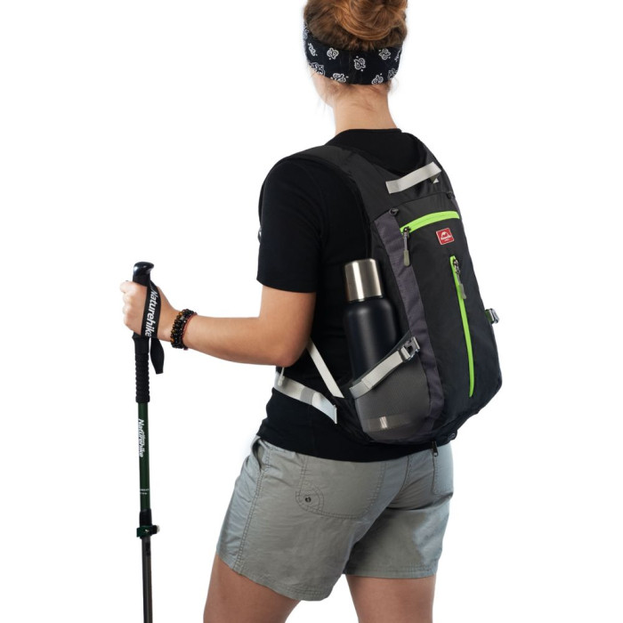 Рюкзак Naturehike Riding NH15C001-B, 15L, Black (6927595708002)