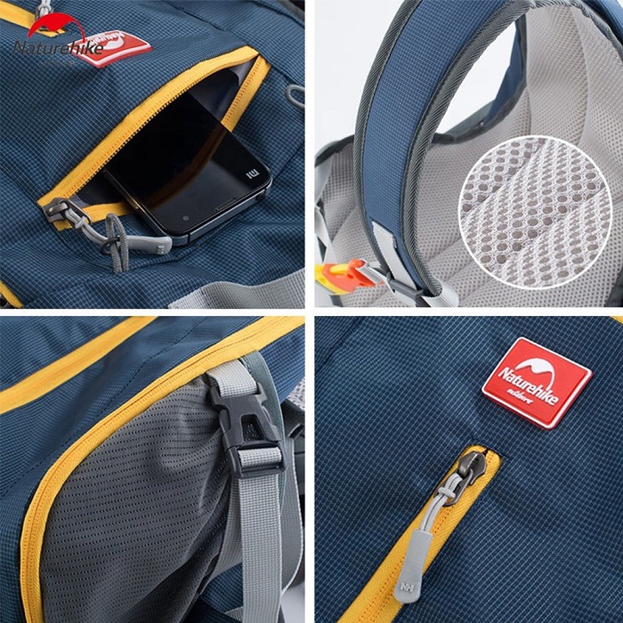 Рюкзак Naturehike Riding NH15C001-B, 15L, Blue (6927595708040)