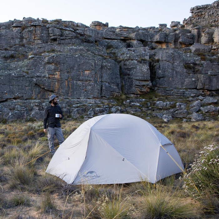 Намет Naturehike Mongar NH17T007-M, 20D, Grey (6927595708071)