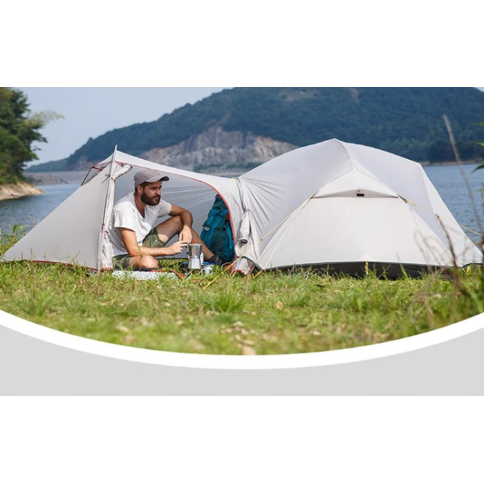 Намет Naturehike Mongar NH17T007-M, 20D, Grey (6927595708071)