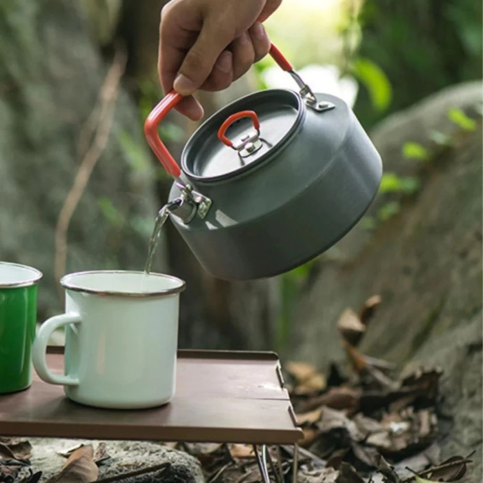 Чайник Naturehike NH17C020-H 1.45 L, aluminium, grey (6927595708729)