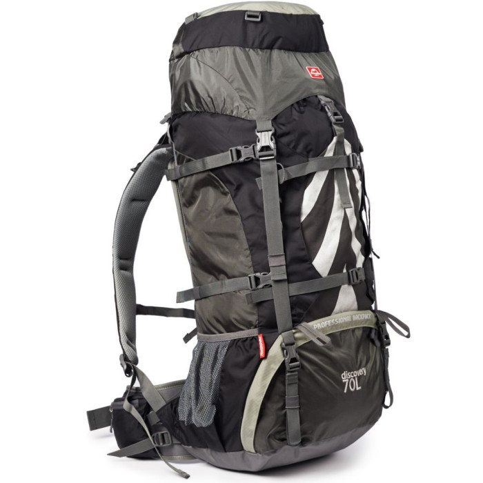 Рюкзак Naturehike NH70B070-B, 70+5L, Black-Grey (6927595709009)