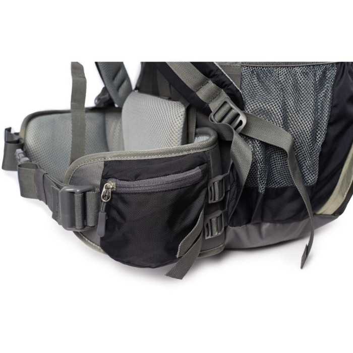 Рюкзак Naturehike NH70B070-B, 70+5L, Black-Grey (6927595709009)