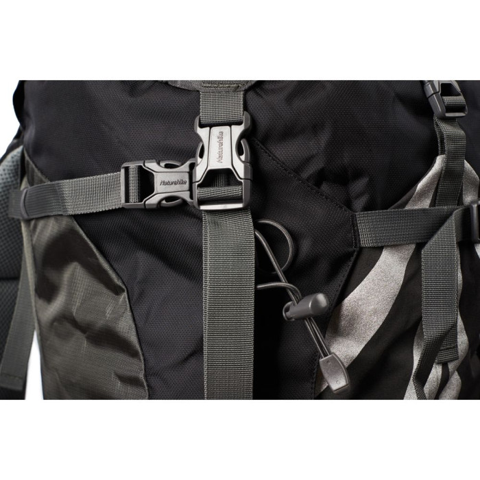 Рюкзак Naturehike NH70B070-B, 70+5L, Black-Grey (6927595709009)