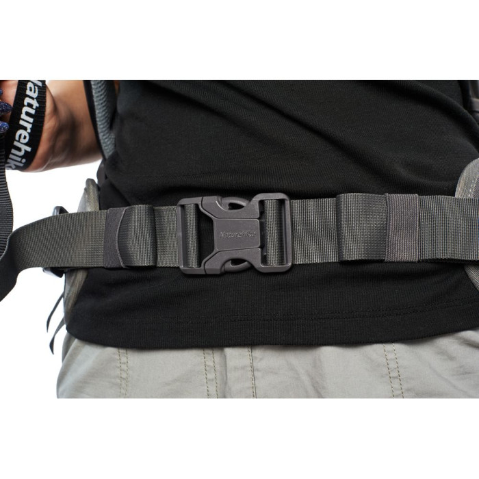 Рюкзак Naturehike NH70B070-B, 70+5L, Black-Grey (6927595709009)