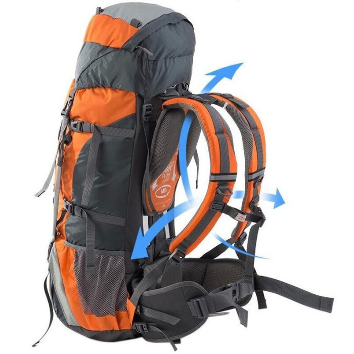 Рюкзак Naturehike NH70B070-B, 70+5L, Orange (6927595709016)