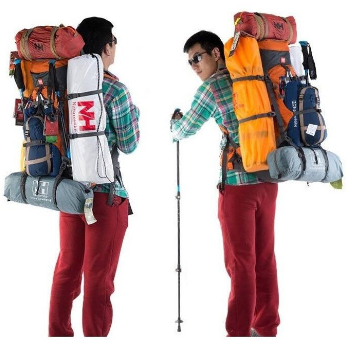Рюкзак Naturehike NH70B070-B, 70+5L, Orange (6927595709016)
