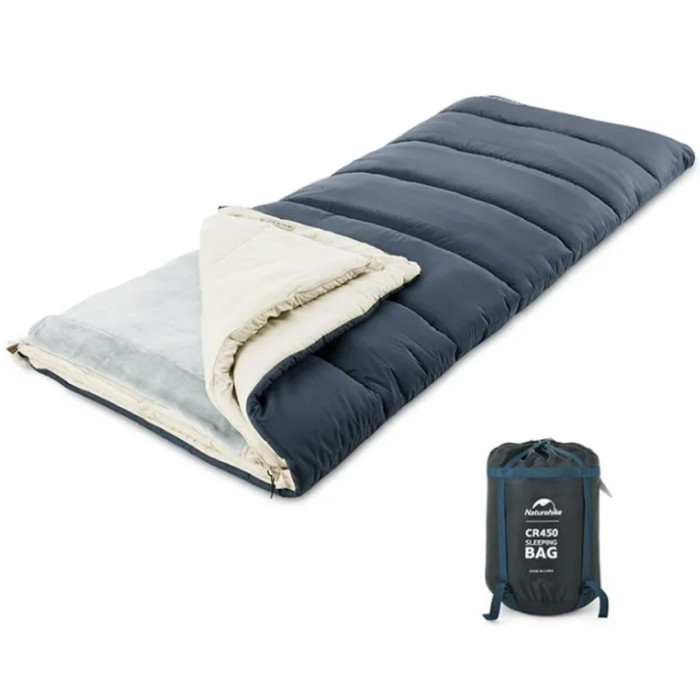 Спальний мішок 3 в 1 Naturehike CR450 CNH22SD011, Blue (6927595712061)