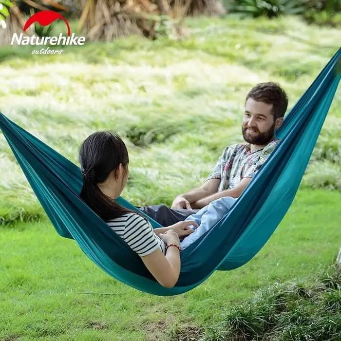Гамак двухместный Naturehike NH21DC011 Blue (6927595713594)