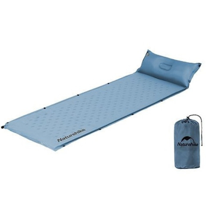 Самонадувний килимок Naturehike CNH22DZ012, 3 cm, Blue (6927595714362)