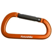 Карабин многофункциональный Naturehike D-type 80 mm NH15A001-H orange (6927595717004)