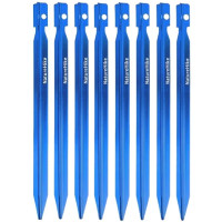 Кілки алюмінієві (8 шт) Naturehike NH15A005-I, 18 cm, Blue (6927595717509B)