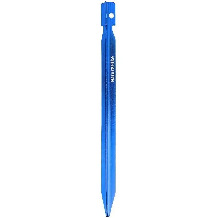Кілки алюмінієві (8 шт) Naturehike NH15A005-I, 18 cm, Blue (6927595717509B)