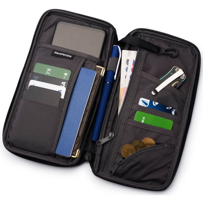 Органайзер Naturehike Travel document package NH17C001-B, Grey (6927595717691)