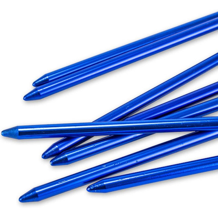 Кілки з гачком алюмінієві (8 шт) Naturehike NH15A008-I, 16 cm, Blue (6927595717806B)