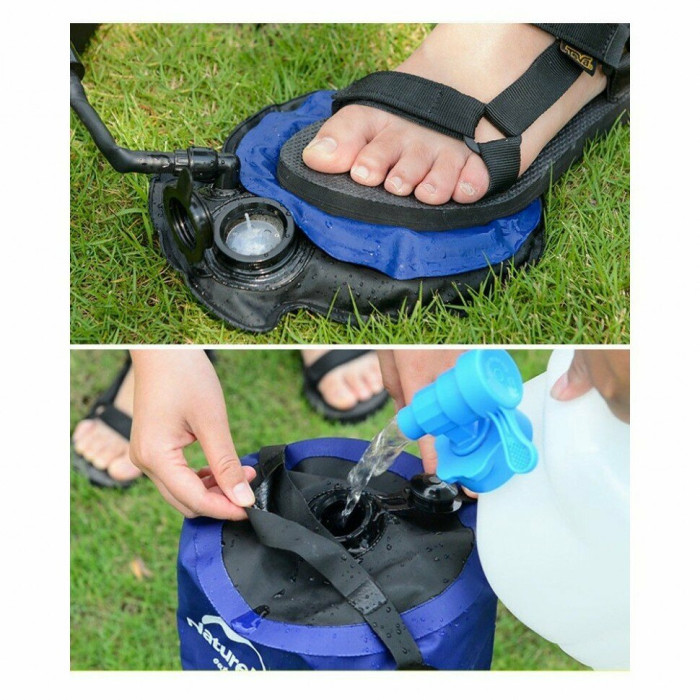 Душ кемпинговый Naturehike NH17L101-D Blue (6927595721872)
