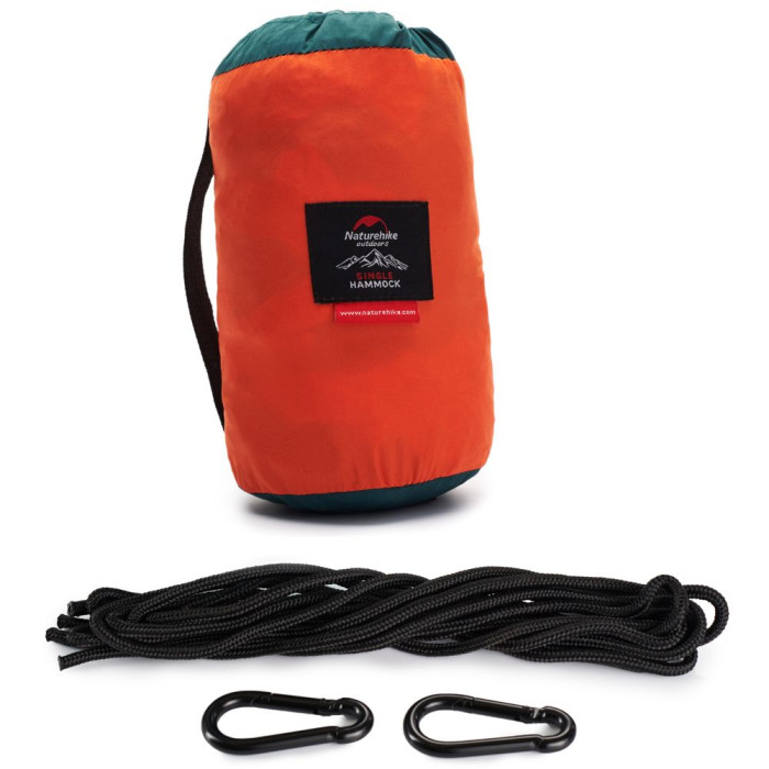 Гамак Naturehike Single Super light NH17D012-C, 340T polyester, Orange (6927595722145)