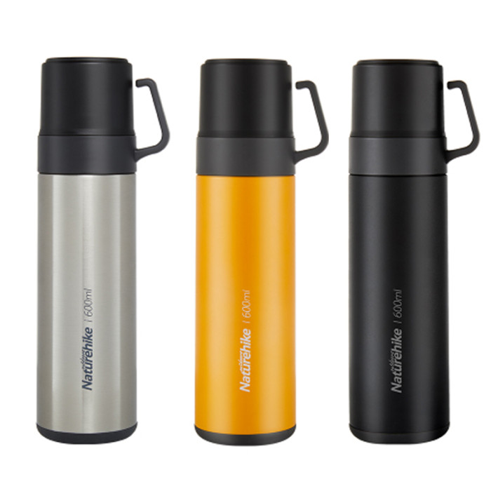 Термос Naturehike NH17S020-B, 304 steel, 0.6L, Black (6927595724132)