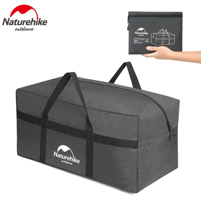 Сумка Naturehike NH17S021-L, 100L, Dark Grey (6927595724903)