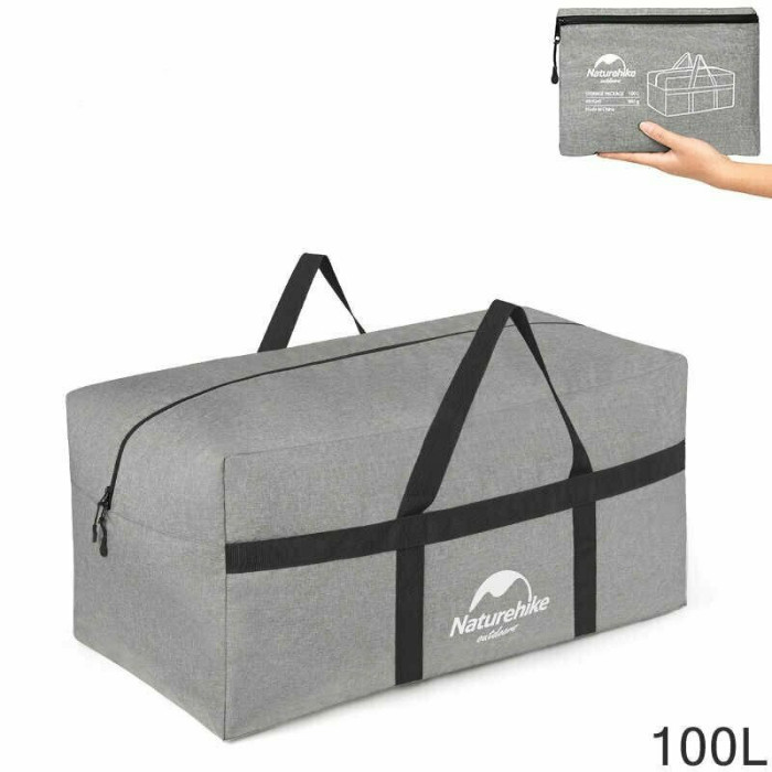 Сумка Naturehike NH17S021-L, 100L, Dark Grey (6927595724903)