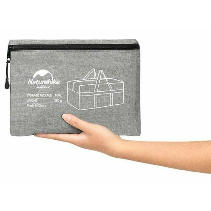Сумка Naturehike NH17S021-L, 100L, Dark Grey (6927595724903)