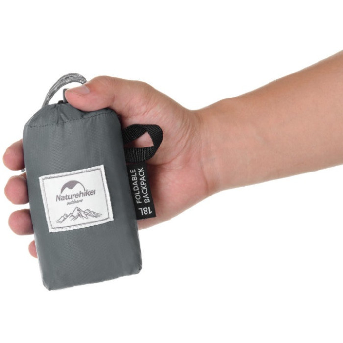 Рюкзак Naturehike Ultralight NH17A017-B, 22L, Grey (6927595725085)