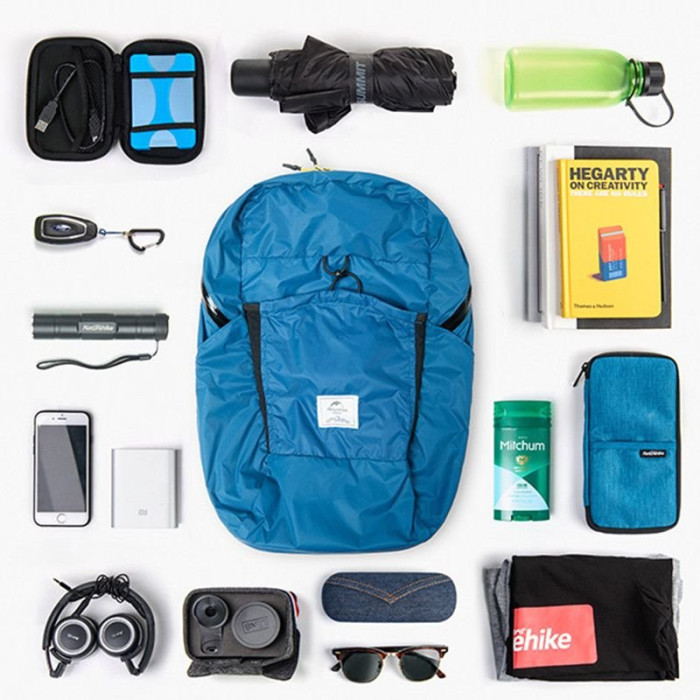 Рюкзак Naturehike Ultralight NH17A017-B, 22L, Black (6927595725092)