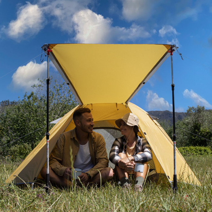 Намет Naturehike P-Series NH18Z022-P, 210T/65D, Yellow (6927595783610)
