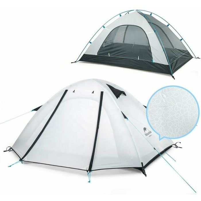Намет Naturehike P-Series NH18Z022-P, 210T/65D, White (6927595729625)