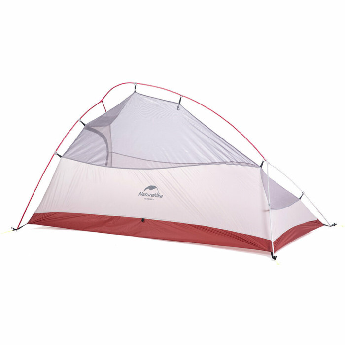 Намет Naturehike Сloud Up 2 Updated NH17T001-T, 20D, Grey-Red (6927595730560)
