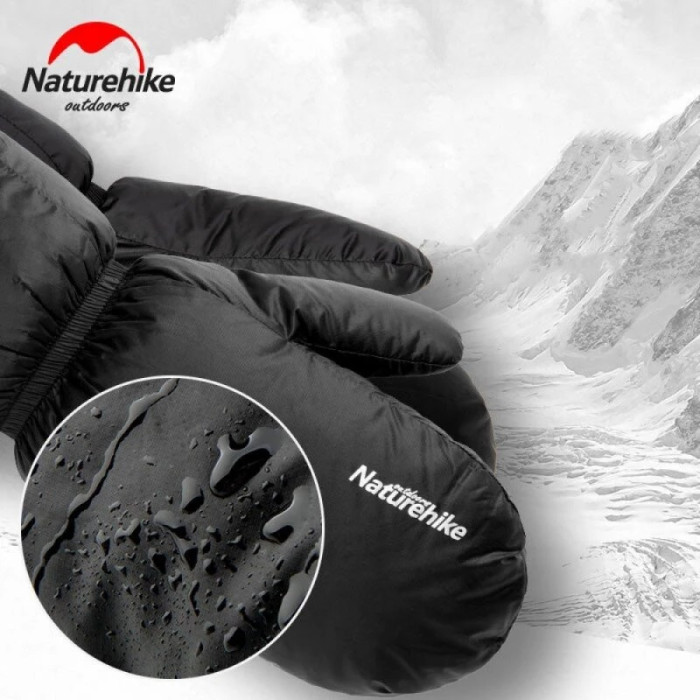 Рукавиці на гусячому пуху Naturehike GD 2018 NH18S022-T, Black (6927595732380)