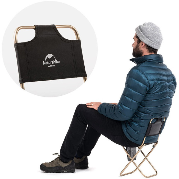 Стул складной Naturehike MZ01 NH18M001-Z, Black (6927595733806)