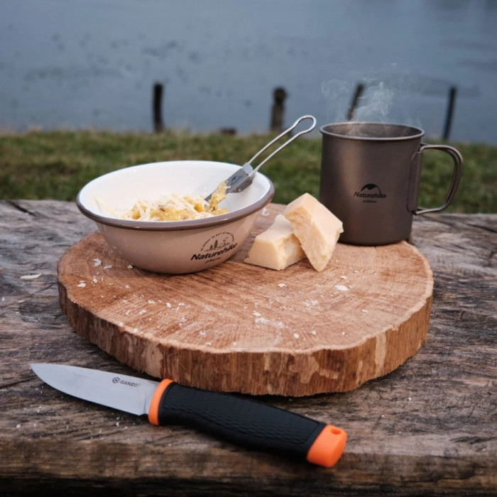 Ложка-виделка складана з титану Naturehike Titanium fork spoon 2019 NH19C001-J (6927595734766)