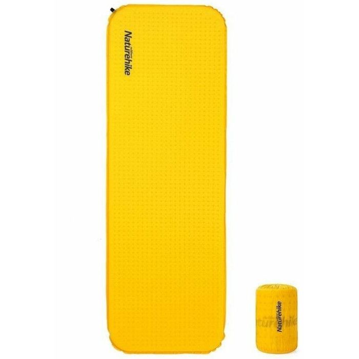 Самонадувний килимок Naturehike C034 NH19Q034-D, 30 mm, Large, Yellow (6927595735022)