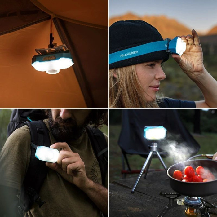 Ліхтар налобний Naturehike NH18T001-A Black-Blue (6927595735145)
