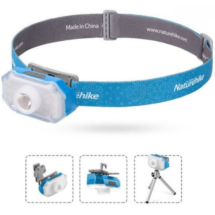 Фонарь налобный Naturehike NH18T001-A Blue (6927595735138)