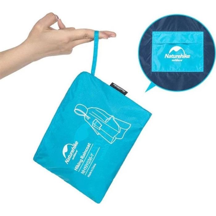 Пончо-дощовик Naturehike NH19Y036-Y, p-p L, Blue (6927595735312)