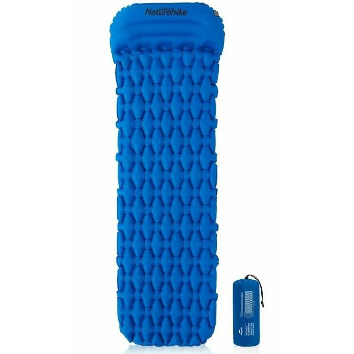 Надувний килимок Naturehike FC-12 NH19Z012-P, 65 mm, Blue (6927595735695)