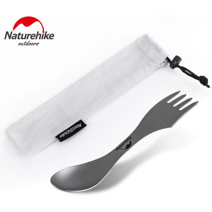 Ложка-виделка-ніж Naturehike Titanium NH19T012 (6927595736746)