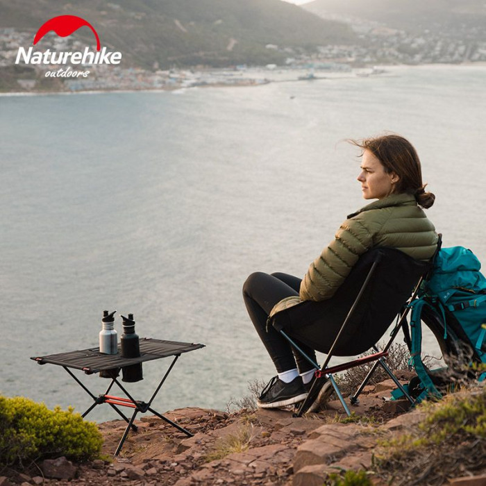 Стіл складаний полегшений Naturehike NH19Z027-Z, Carbon, Black (6976023920400)