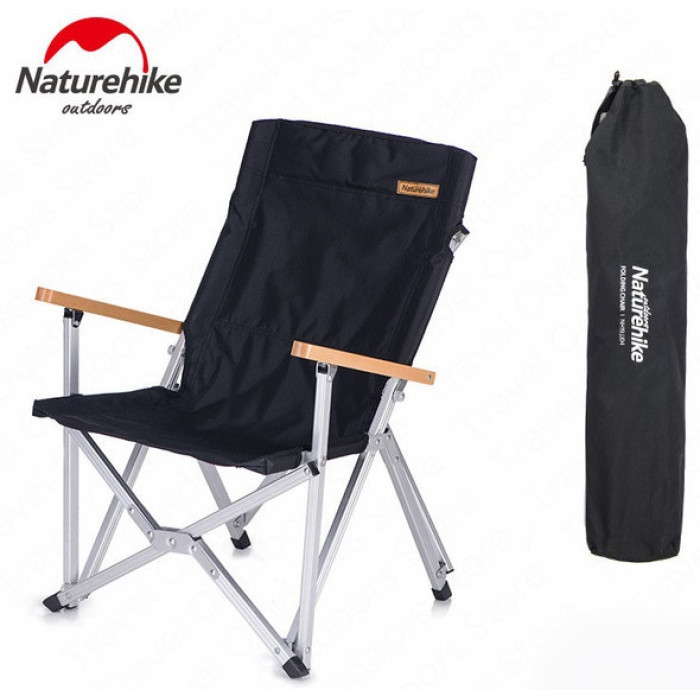 Крісло складане Naturehike Shangye NH19JJ004, aluminium, Black (6927595739297)