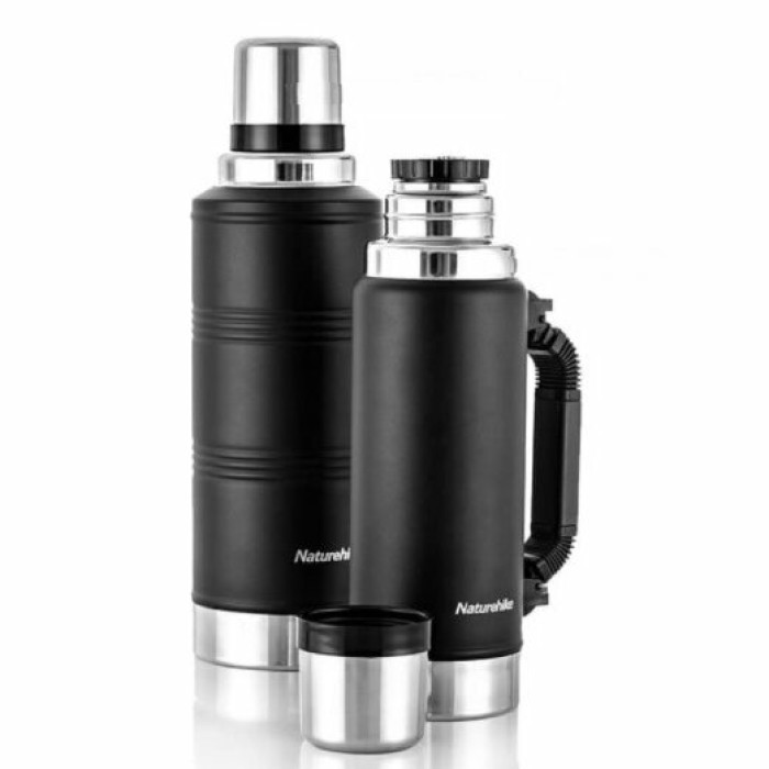 Термос Naturehike Q-9H NH19SJ011, 304 steel, 1.25L, Black (6927595740262)