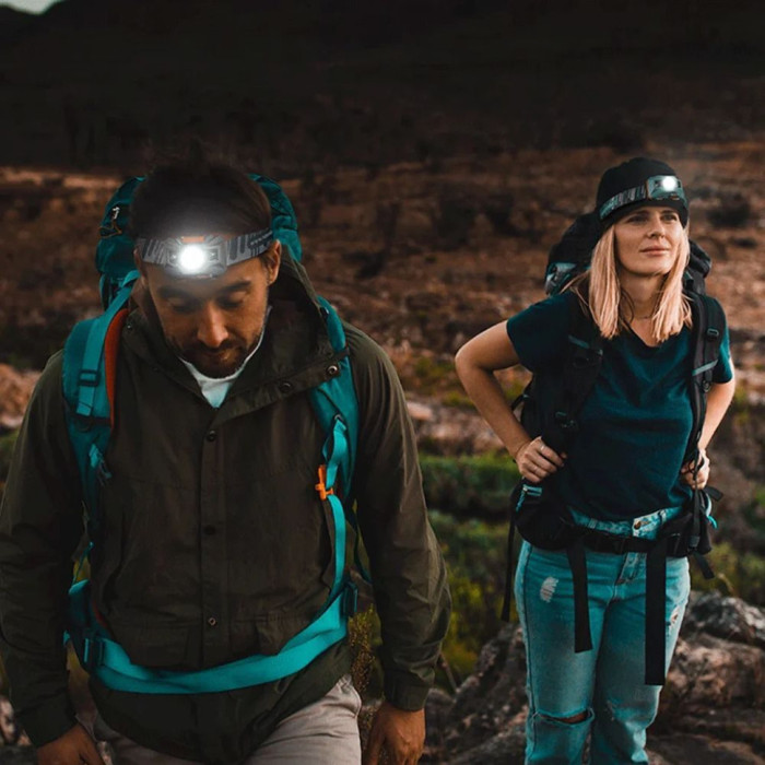 Ліхтар налобний Naturehike TD-02 NH00T002-D Grey-Blue (6927595741740)