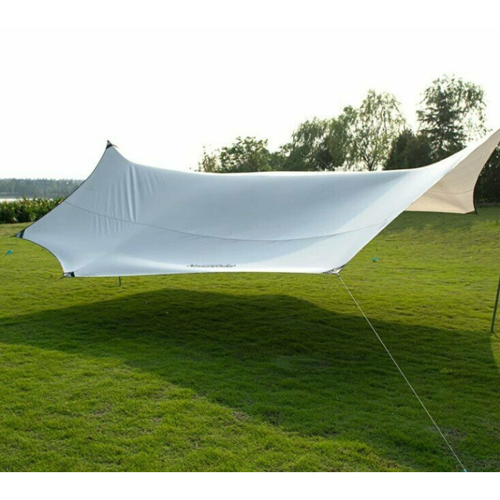 Тент Naturehike Moraine NH19TM004, 150D / Silver Coated, 680x576 cm, Grey (6927595741979)