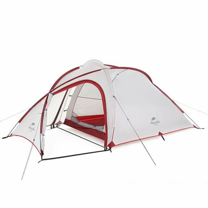 Намет Naturehike Hiby NH19ZP005, 40D, Grey-Red (6927595742891)